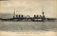 CPA Bateau de Guerre Edgar Quinet Croiseur Cuirasse