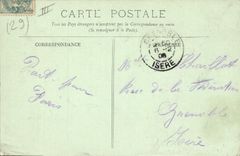 CPA Bateau de Guerre Brest Le pont national ouvert Sortie du croiseur d'Estrees