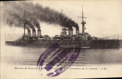 CPA Bateau de Guerre Edgard Quinet Croiseur de 1ere classe