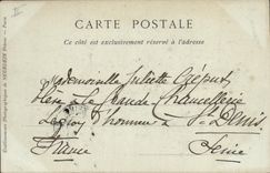 CPA Prefecture et la Place Kleber Oran Algerie Tramway