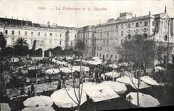 CPA La Prefecture et le Marche Nice