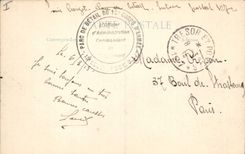 CPA Militaria Bataille de la Marne Vassincourt La mairie et l'ecole