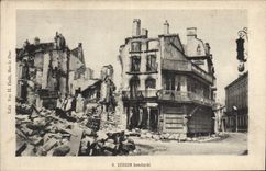 CPA Militaria Verdun bombarde