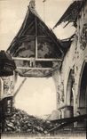 CPA Militaria Le choeur de l'eglise apres le bombardement Bataille de la Somme 