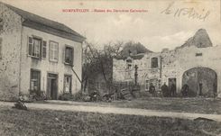 CPA Militaria Nompatelize Maison et dernieres cartouches