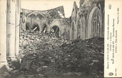CPA Militaria Retraite des Allemands Roye L'EGlise