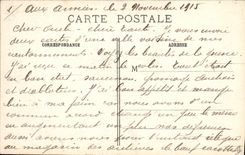 CPA Militaria Une rue a Berry au Bac