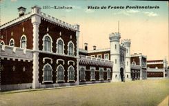 CPA Palais de justice Lisbon Vista de Frente Penitenciara