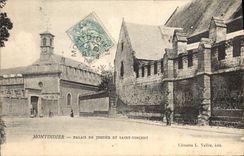 CPA Palais de justice et Saint Vincent Montdidier