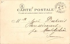 CPA Palais de justice et Saint Vincent Montdidier