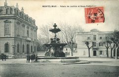 CPA Palais de justice et Sous Prefecture Montelimar