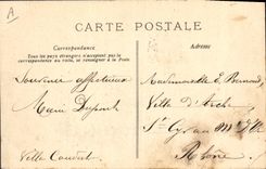 CPA Folklore Bourree d'Auvergne 