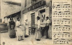 CPA Folklore Le Velay La Vouale La Rouzette