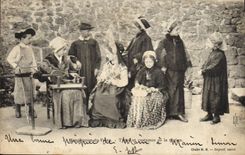 CPA Folklore Montfaucon du Velay 