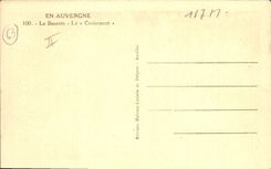 CPA Folklore Auvergne La bourree Le croisement