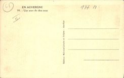 CPA Folklore Auvergne Une noce de chez nous Mariage