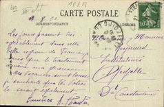 CPA Folklore Auvergne Costumes du pays Enfants