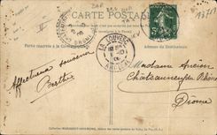 CPA Folklore Le Velay La bourree