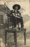 CPA Folklore Auvergne Musicien Auvergnat