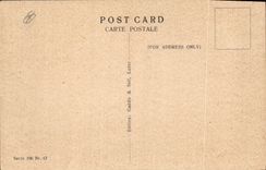 CPA Egypt Egypte Abydos Interior of the temple God Osiris