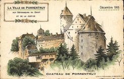 CPA Chateau Ville de Porrentruy 