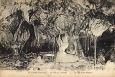 CPA Grotte de Thouzon Le Thor Le coq et les bassins Grottes 