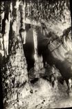 CPM Grotte Grottes d'Arcy sur cure Le calvaire vu par derriere