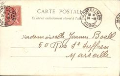 CPA Palais de Justice et fontaine monumentale Montelimar