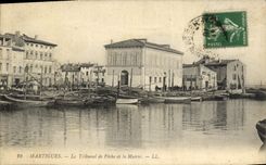 CPA Palais de Justice Martigues Le Tribunal de peche et la mairie