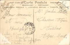 CPA Palais de Justice Martigues Le Tribunal de peche et la statue de Richaud