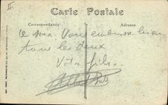 CPA Mantes sur Seine l'hotel de vill et le Tribunal