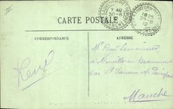 CPA Bateau de Guerre Ernest Renan Croiseur de 1ere classe