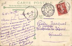 CPA Bateau de Guerre Ernest Renan Croiseur Cuirasse 