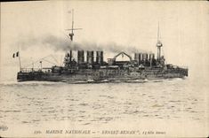CPA Bateau de Guerre Ernest Renan 