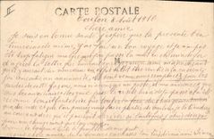 CPA Bateau de Guerre Ernest Renan Croiseur Corsaire de 1er rang