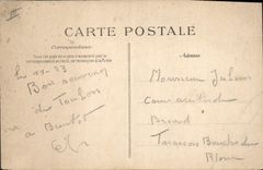 CPA Bateau de Guerre Edgar Quinet 