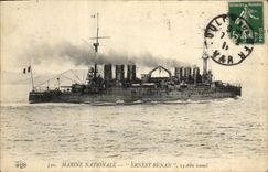 CPA Bateau de Guerre Ernest Renan 