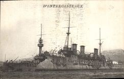 CPA Bateau de Guerre D'Entrecasteaux