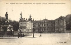 CPA Le Puy La Prefecture et la fontaine Crozatier