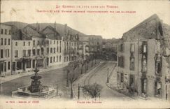 CPA Militaria Raon l'Etape incendie volontairement par les Allemands