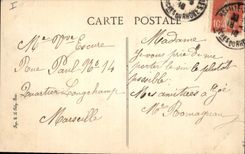 CPA Militaria Arras Hotel de ville vue de la rue Saint Gery