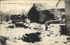 CPA Militaria La grande guerre 1914 15 une Tranchee a Hebuterne aux environs d'Arras 