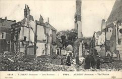 CPA Militaria Albert Somme les Ruines 