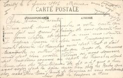 CPA Militaria Guerre Europenne 1914 1915 Reims bambarde Angle rue Thiers et rue de la Renfermerie ma