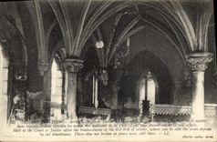 CPA Militaria Guerre 1914 1915 Arras Salle de Justice apres le bombardement aux 6 7 et 8 octobre 