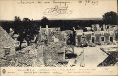 CPA Militaria Guerre 1914 15 Saint Agnant pres du Bois d'Apremont 