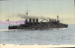 CPA Bateau de guerre Ernest Renan