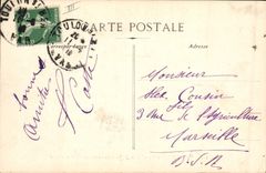 CPA Bateau de guerre Edgar Quinet Croiseur de 1ere classe