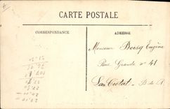 CPA Bateau de guerre Ernest Renan Croiseur de 1ere classe