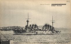CPA Bateau de guerre Ernest Renan